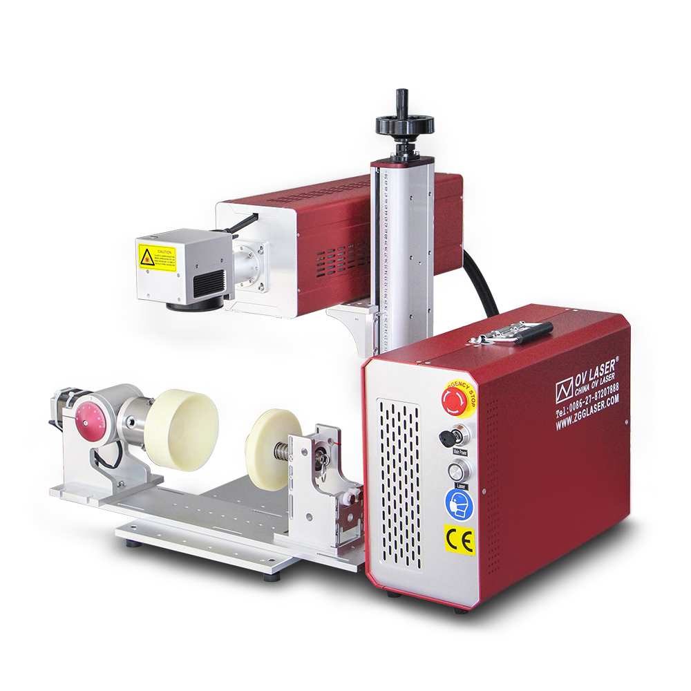 30W 60W Galvo CO2 laser marking machine CO2 laser engraving machine for tumbler wood acrylic leather
