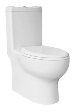Siphonic one piece of toilet