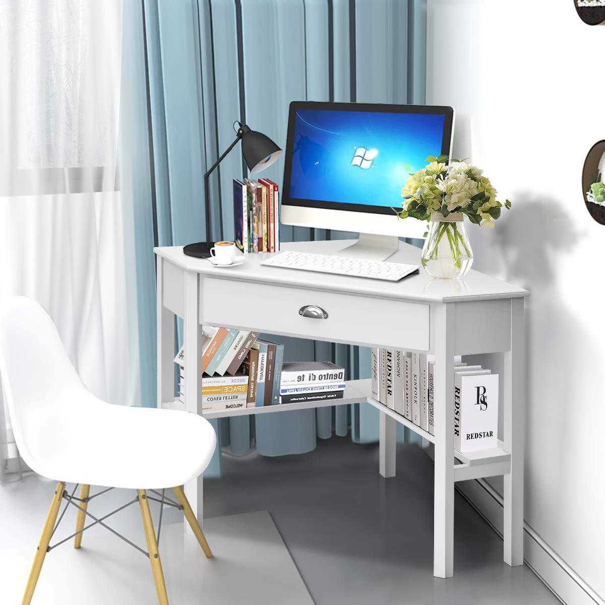 Corner Wood Table