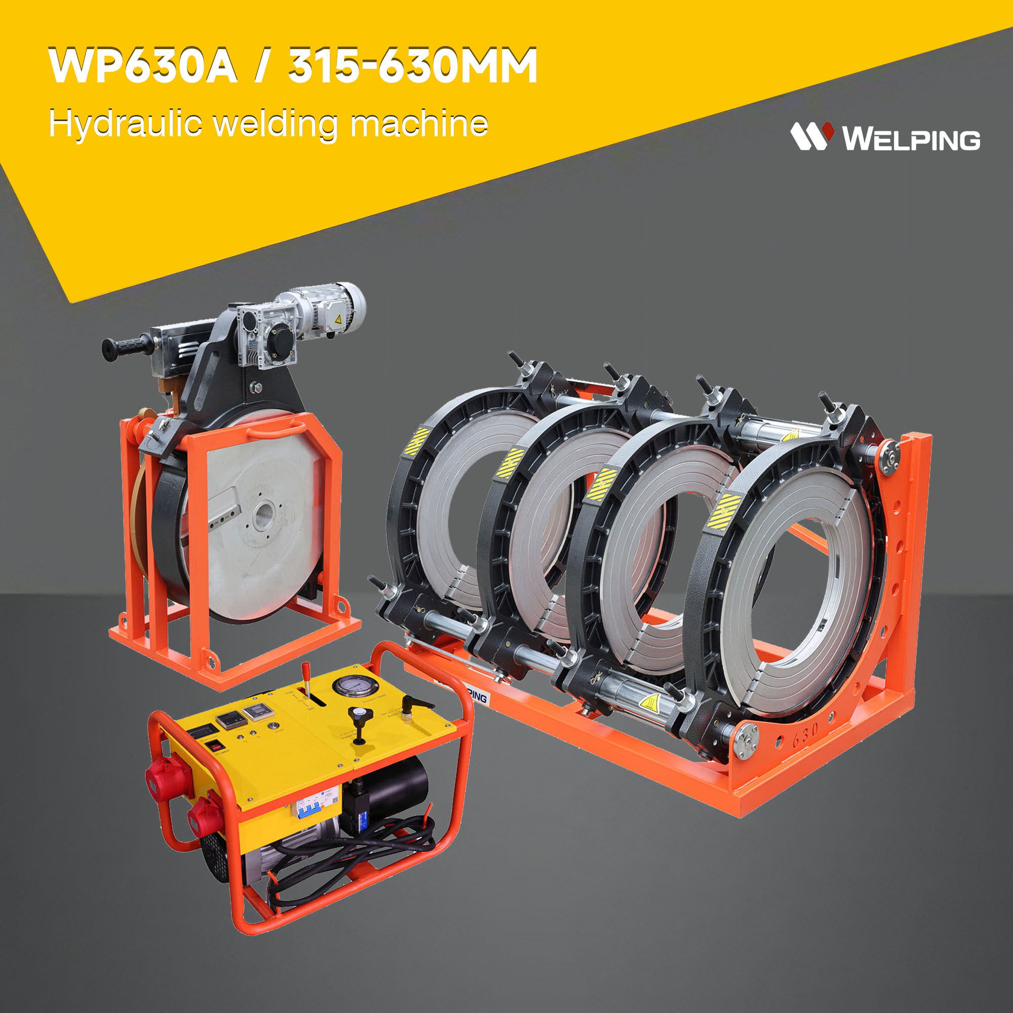 Butt fusion welding machine