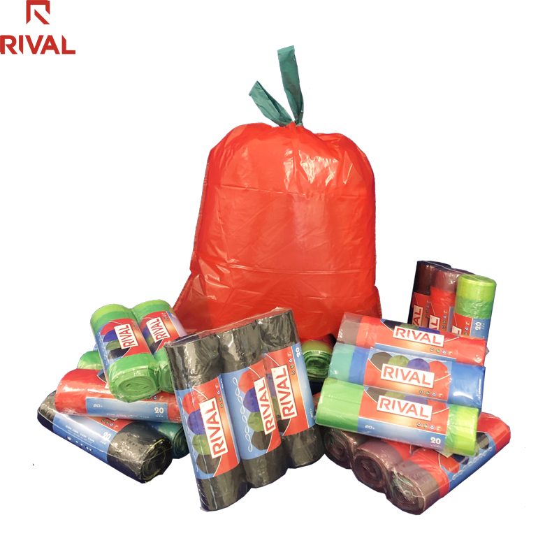 Rubbish Bags Drawstring Trash Bag Custom Biodegradable Plastic Fragrance Scented