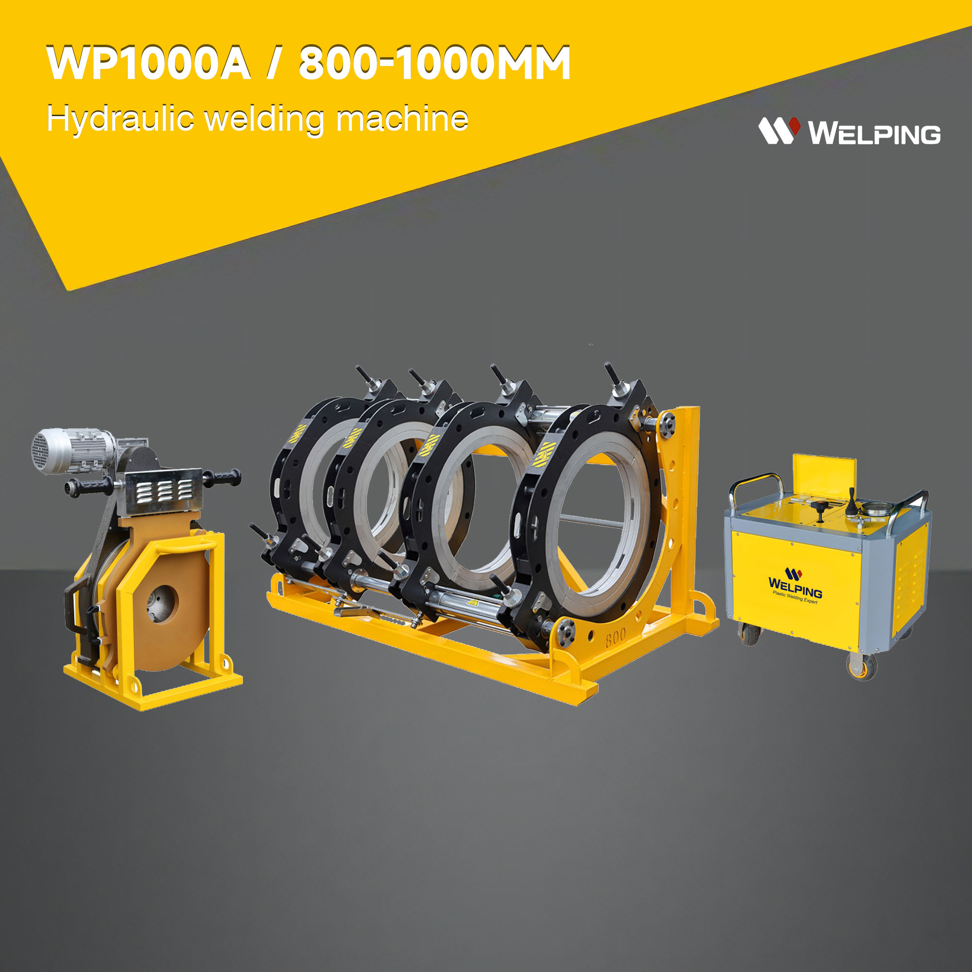 Butt fusion welding machine
