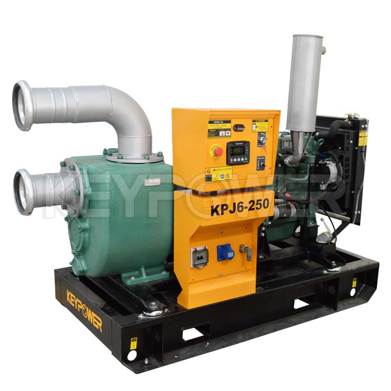 Keypower 6'' Centrifugal Self-Priming Dewatering Diesel Pump Set To Australia