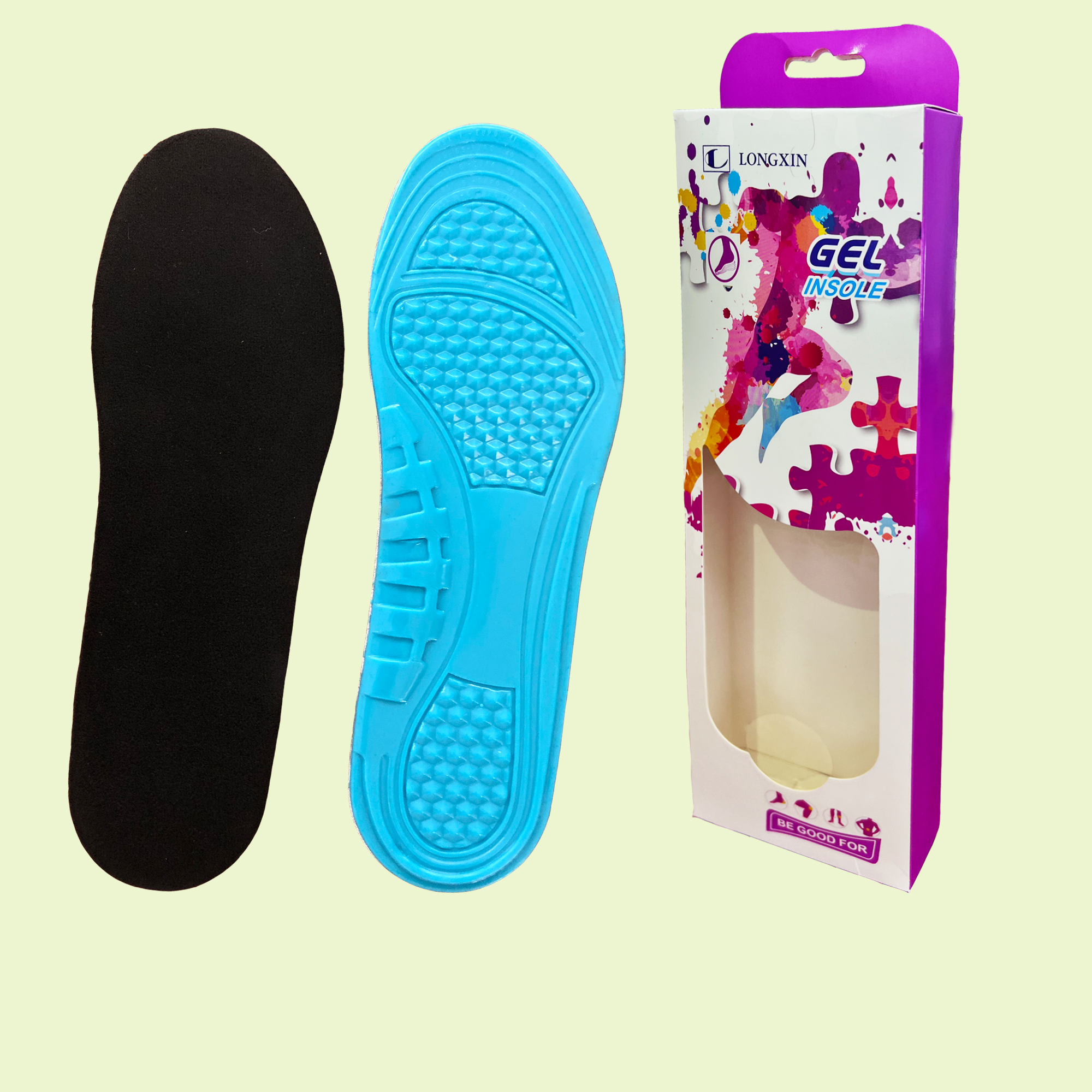 Sofa cushion foam golf insoles massage breathable shoes with arch support insoles
