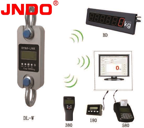 Wireless electronic tension dynamometer dynalink