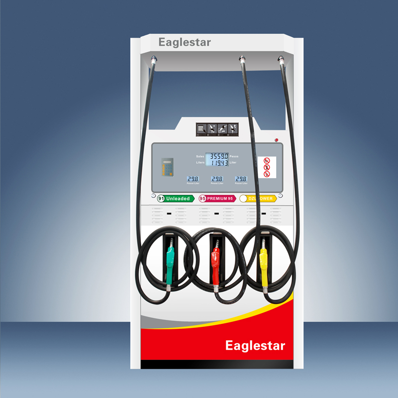 EG5 fuel dispenser LED display standard 7-7-5 LCDdisplay optional 8-8-6display vapor recovery system