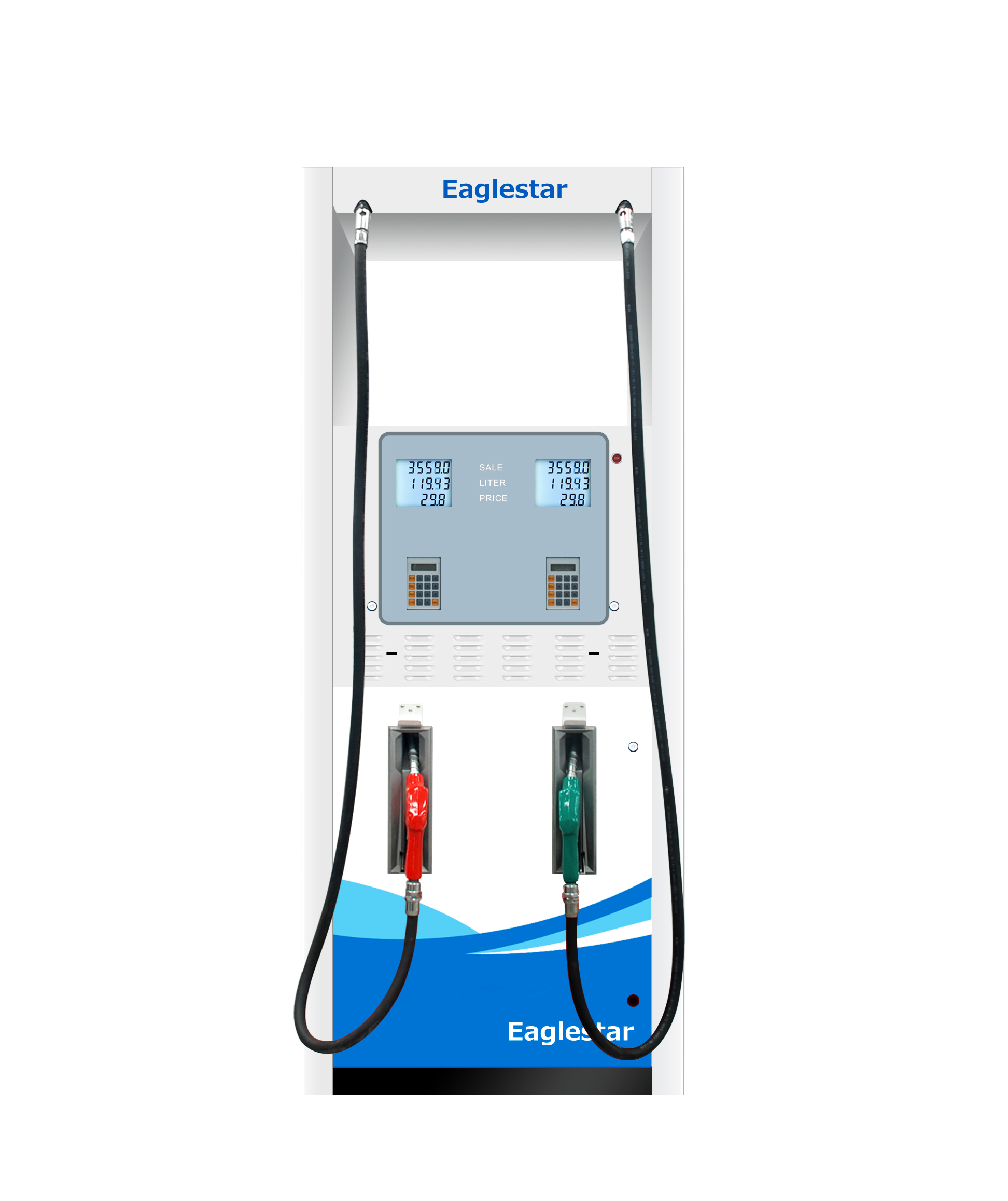 EG5 fuel dispenser optional built in printer for receipt card reader for prepay petro cardLEDdisplay