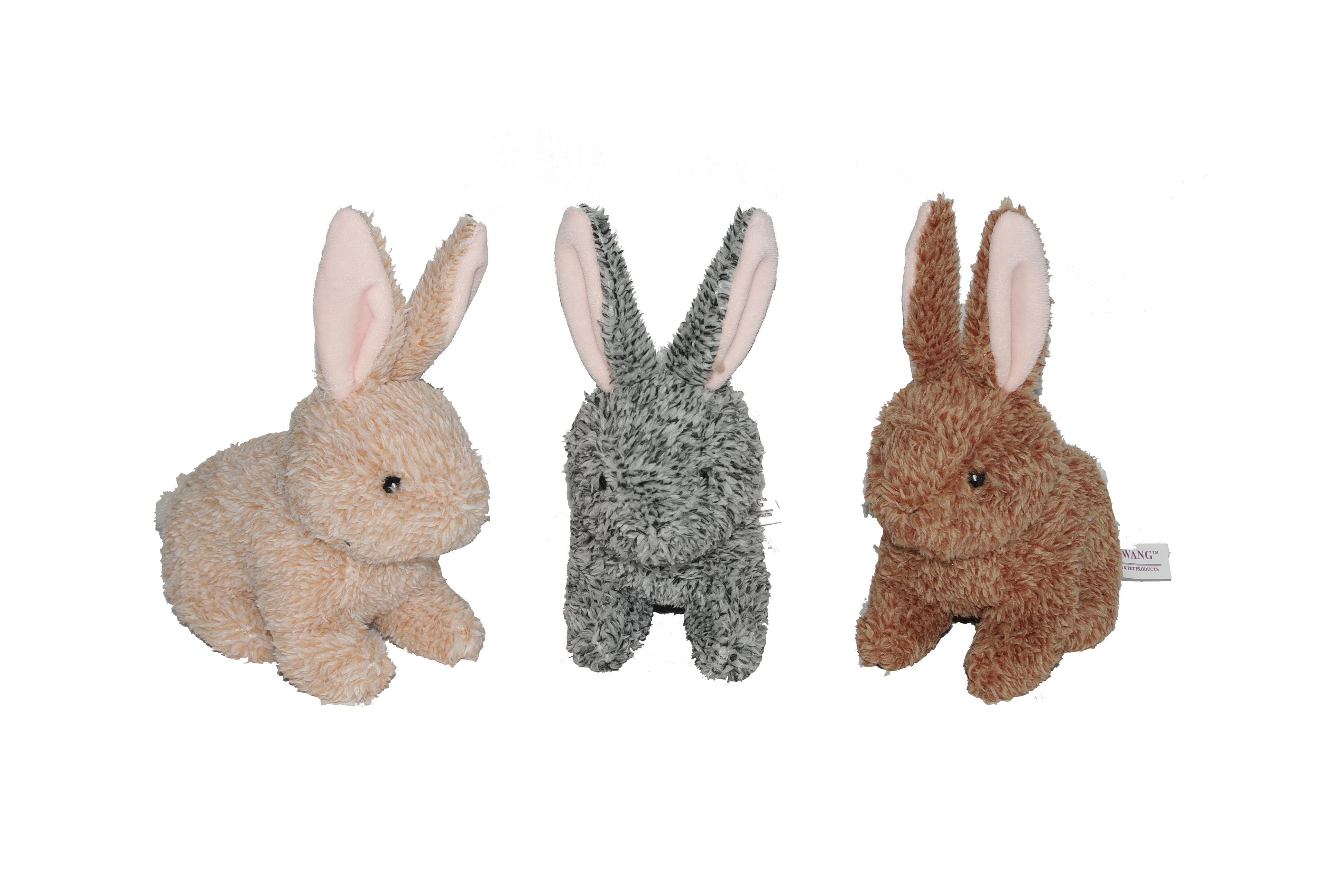 Woof Plush Rabbit Dog Toy with Squeaker