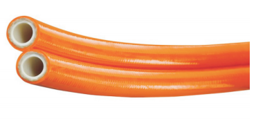 Non-conductive thermoplastic hydraulic hose R7 twin line