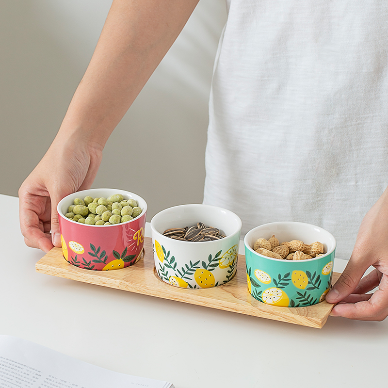 Bowl Set With Tray
