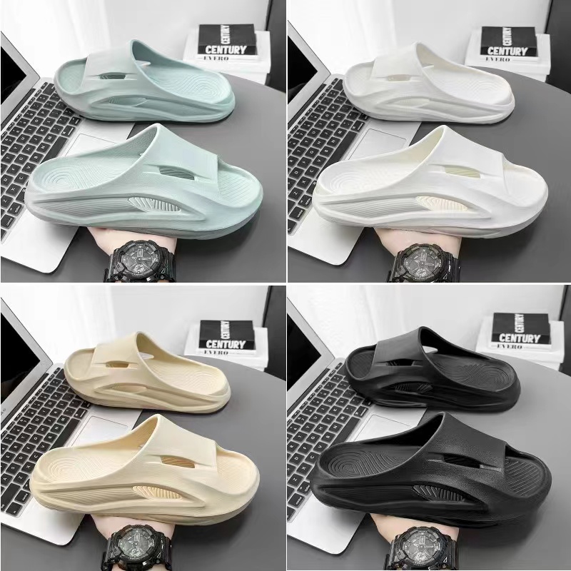 Fashion Non-slip Open-toe Slide for Men and Women Slippers with Thick Sole