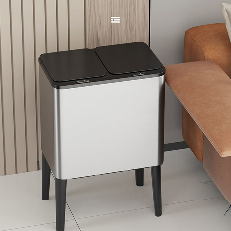 Sinoware metal hige feet household sensor recycle trash can