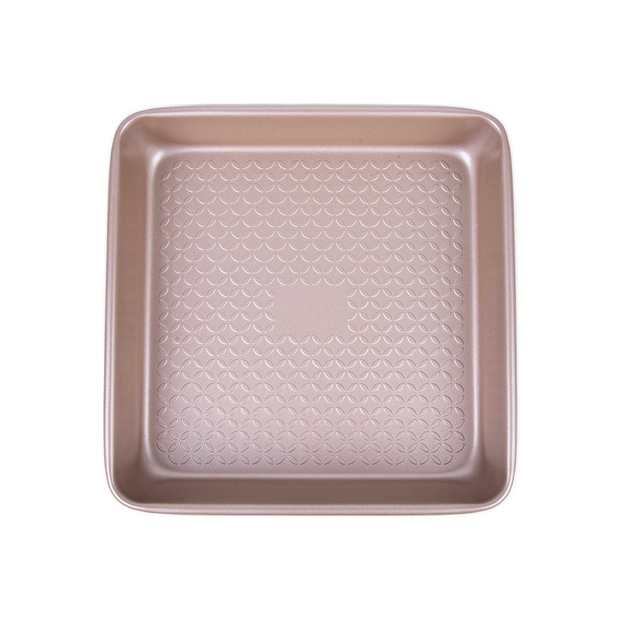 9" Square Cake Pan with Textured Pattern 3231TX-6