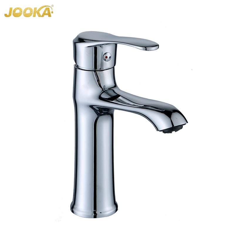 Electrogalvanized small white horse single hole basin body