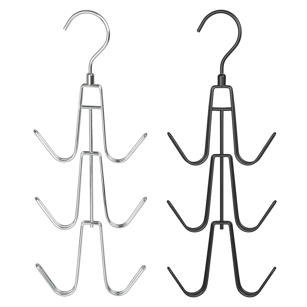 LINDON Rotating 6 Hook Hanging Purse Storage Organizer Hanger