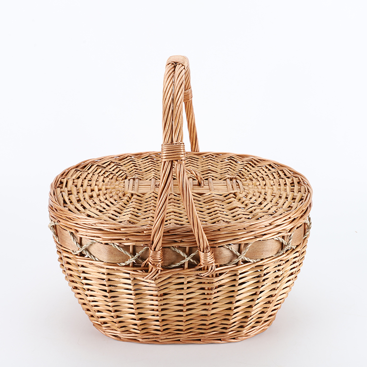 jinliu woven wicker storage basket handmade home storage basket