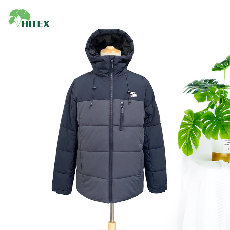 Sightly puffy hood jacket