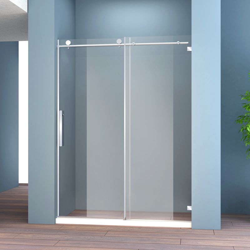 Stainless Steel Shower Enclosures Shower Room With Single Screen Sliding Door big roller door