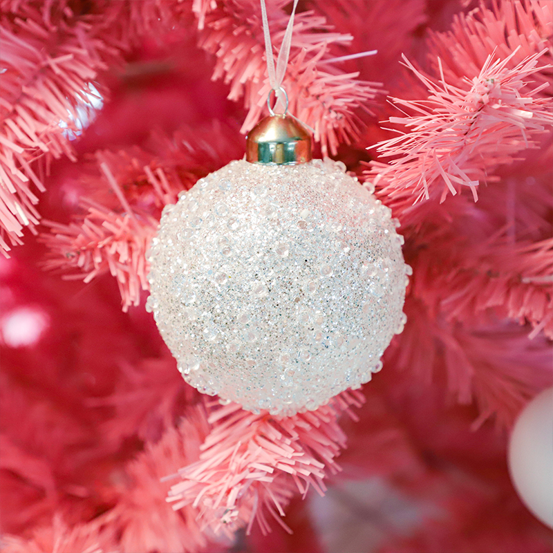 Longstar High Quality Christmas Painted Glass Ball Ornaments Christmas Tree Hanging Decoration Ball