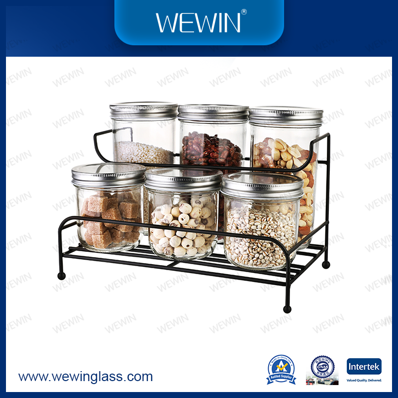 Storage bottle set of 6