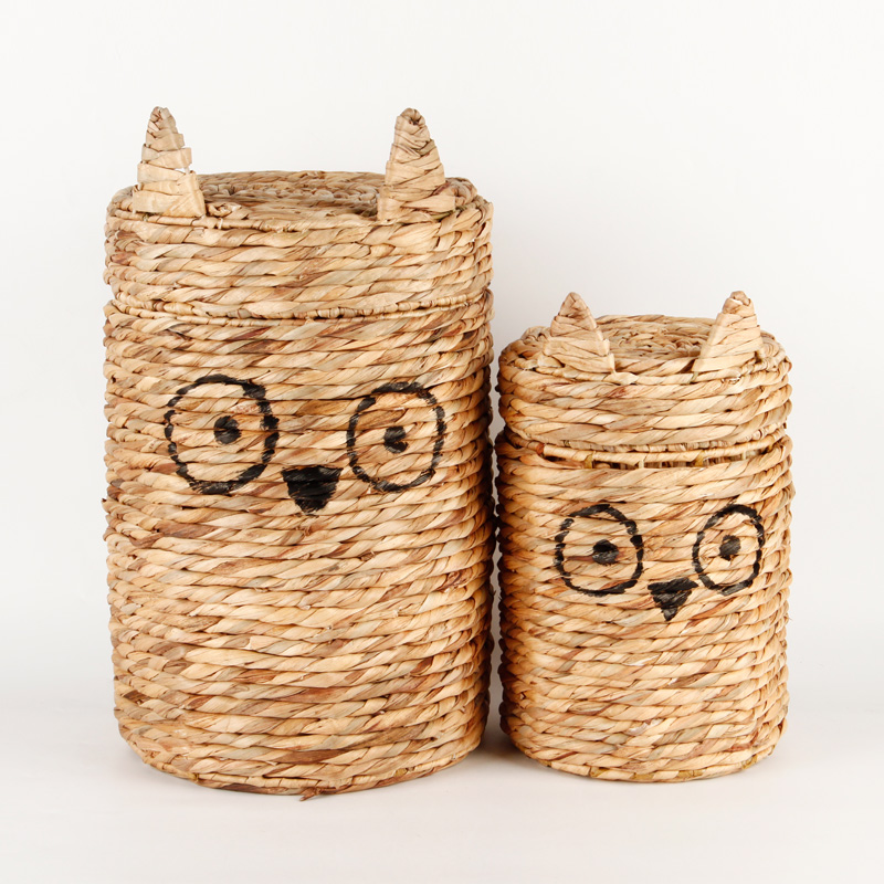 jinliu natural material storage basket storage bins woven basket