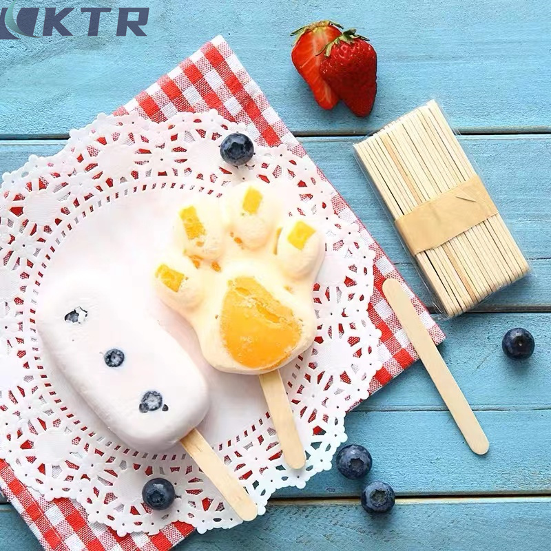 Wooden ice cream stick