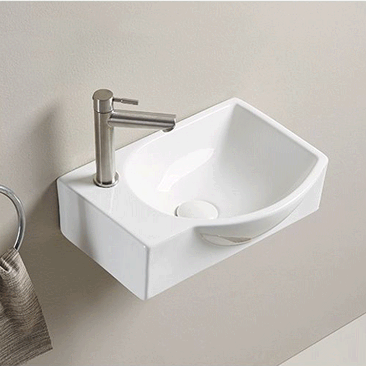 Wall hung basin,wall hang basin,corner basin,ceramic wall hung basin,wall hung ceramic basin