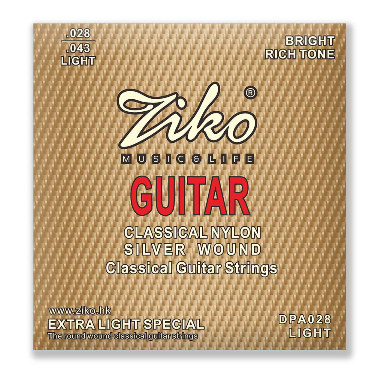 Ziko Classical Guitar Strings DPA-028