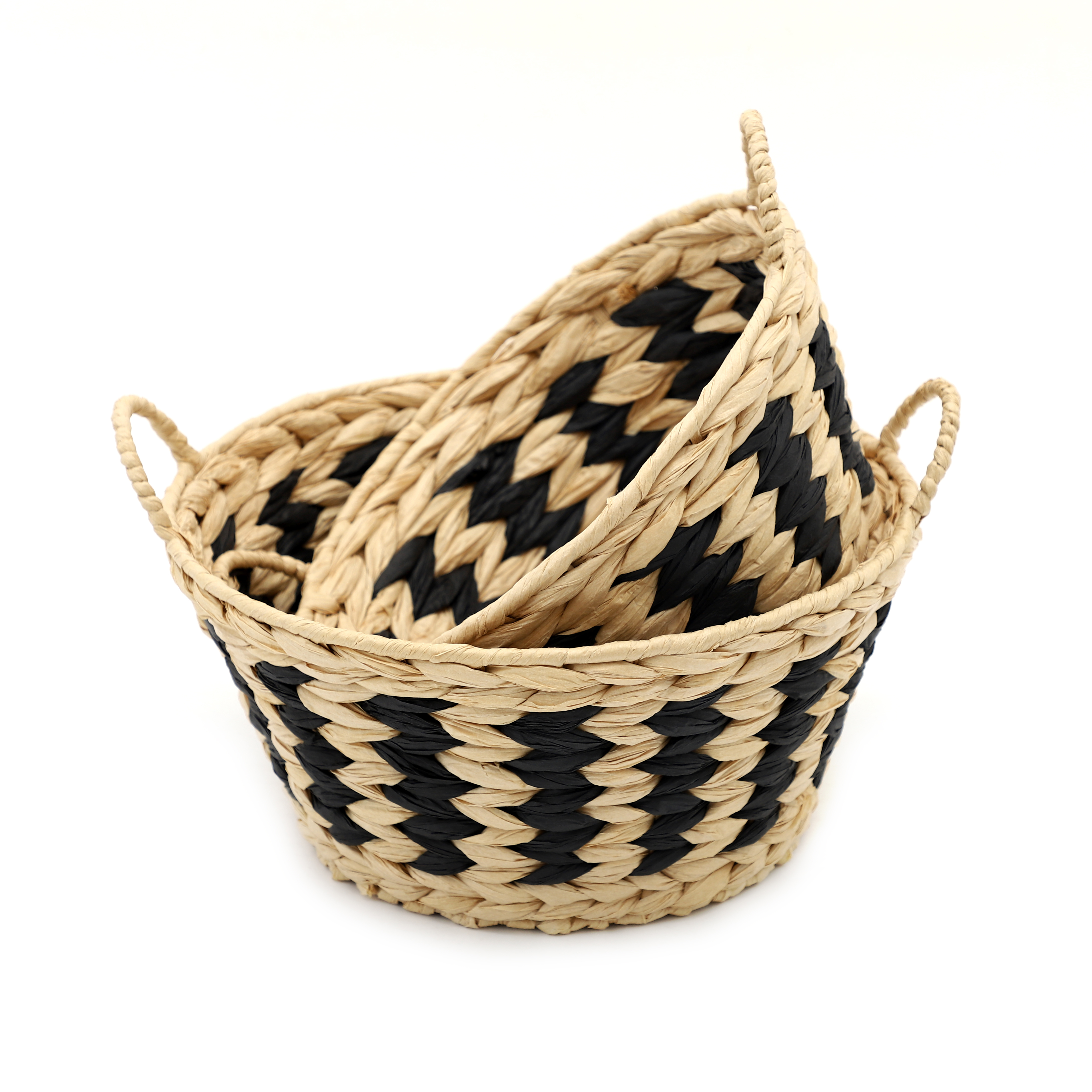 Jinliu natural material storage basket storage bins woven basket