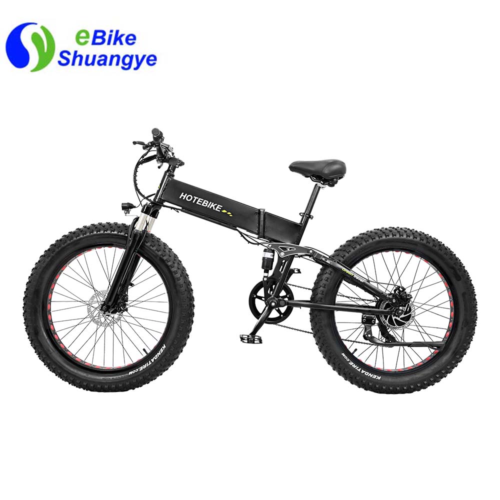 26-inch Wheels Fat Tire Portable Foldable Electric Bike