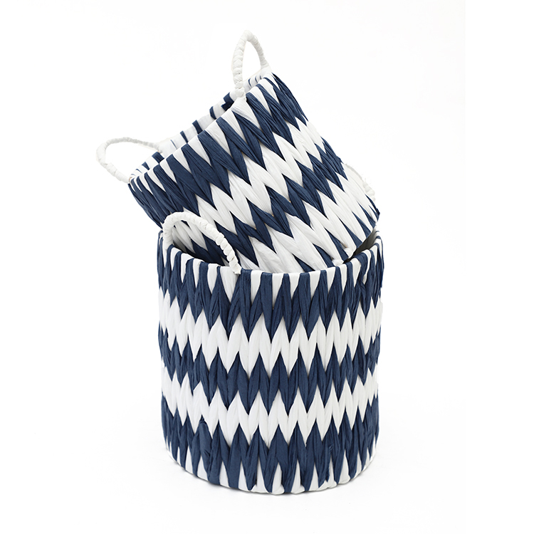 Jinliu customized storage basket handmade home storage bins