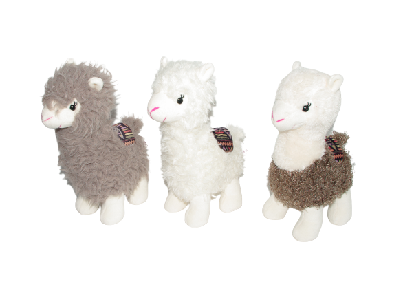Woof Plush Llama Pet Toy Chew Dog Toy