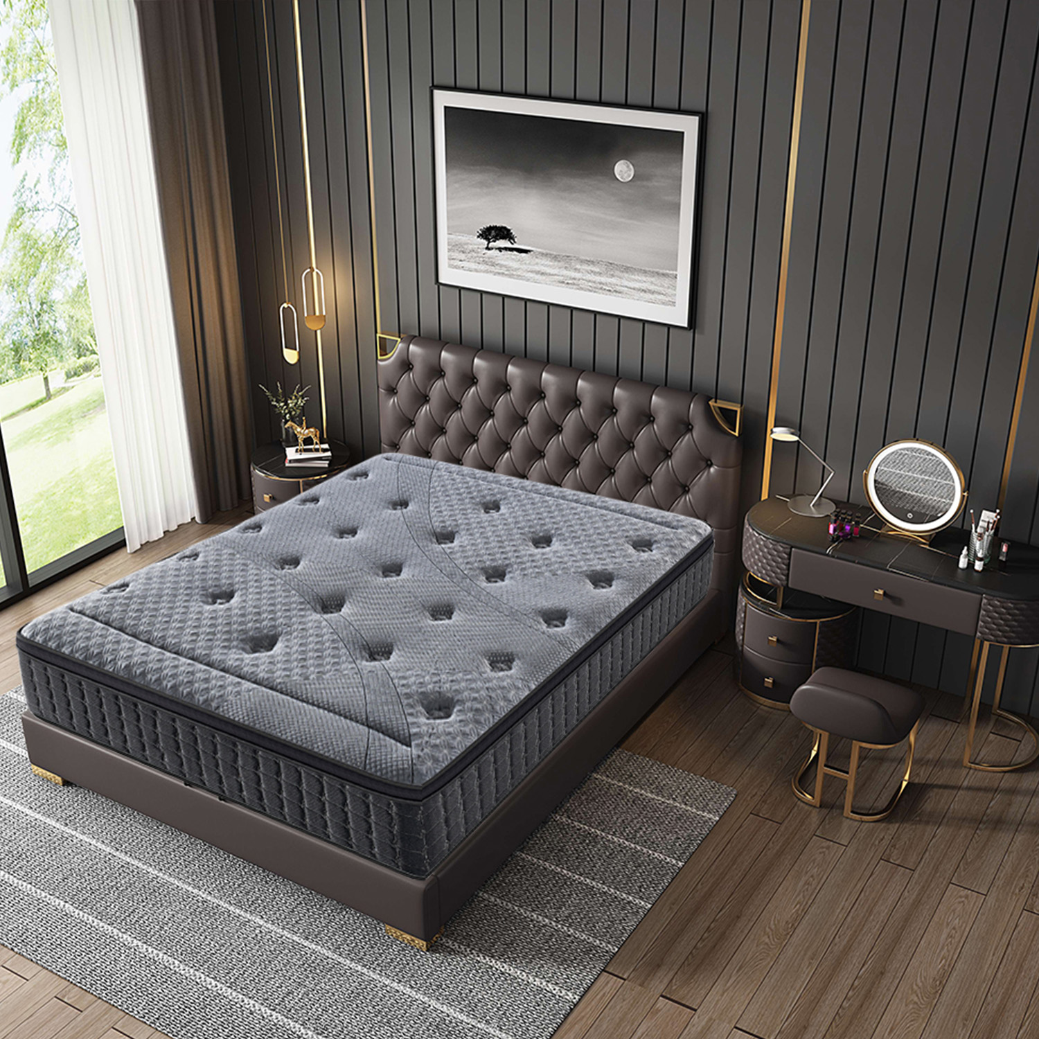 High rebound pocket spring mattress