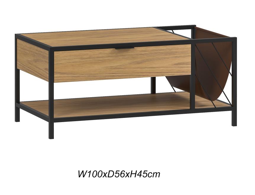 One-of-a-Kind Wooden Coffee Tables with Unique Grain Patterns