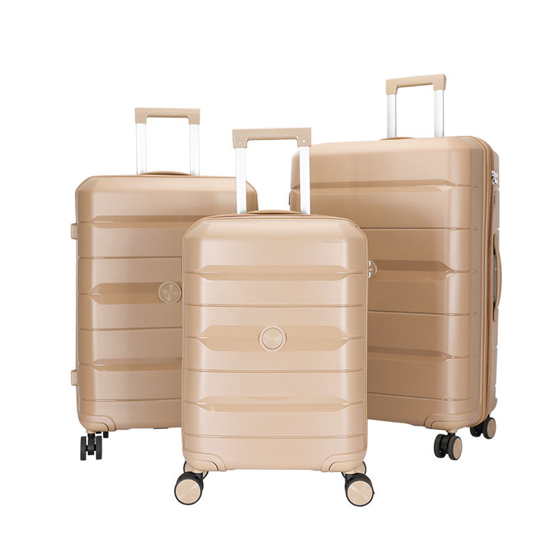 OMASKA Wholesale PP Suitcase Set Polypropylene 20 24 28 Inch PP Men Travel Luggage