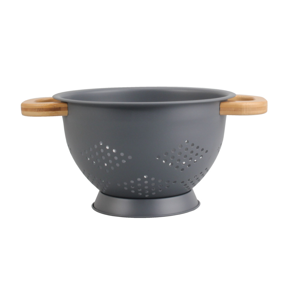 Stainless steel powder coating colander
