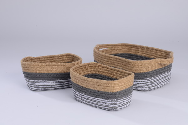 Cotton rope storage baskets - GRS