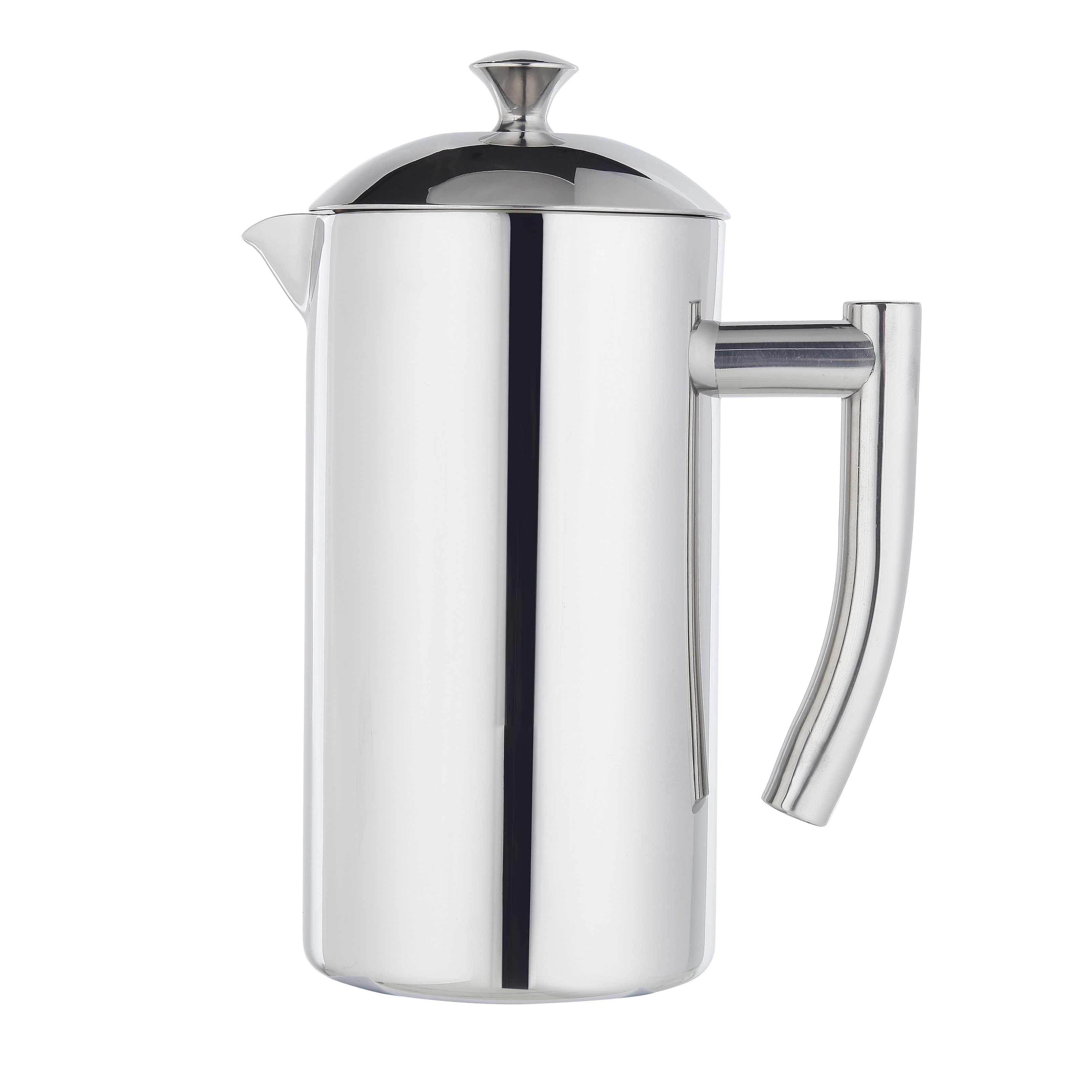 Stainless steel double wall insulated coffee maker french press coffee plunger cafetiere
