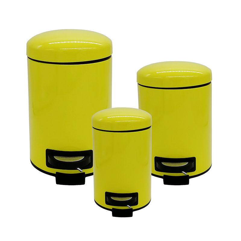 3L 5L12L 20L 27L 30L round stainless steel kitchen bathroom bedroom living room foot pedal trash can