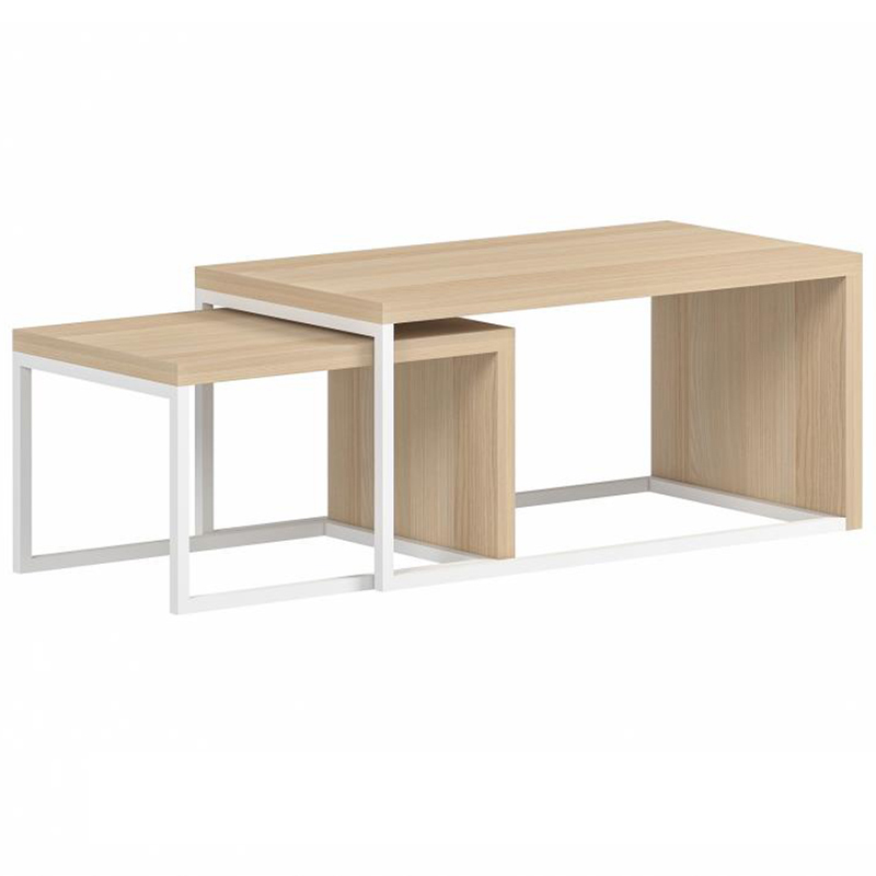 Square Coffee Table Sets for a Modern and Balanced Shape