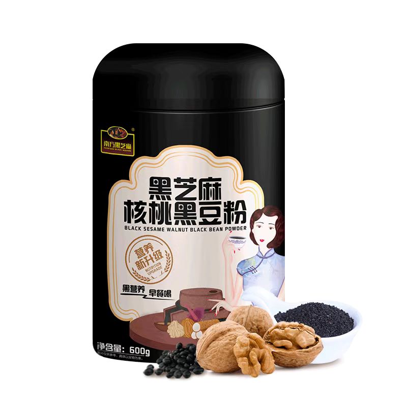 Black sesame walnut black soy bean powder