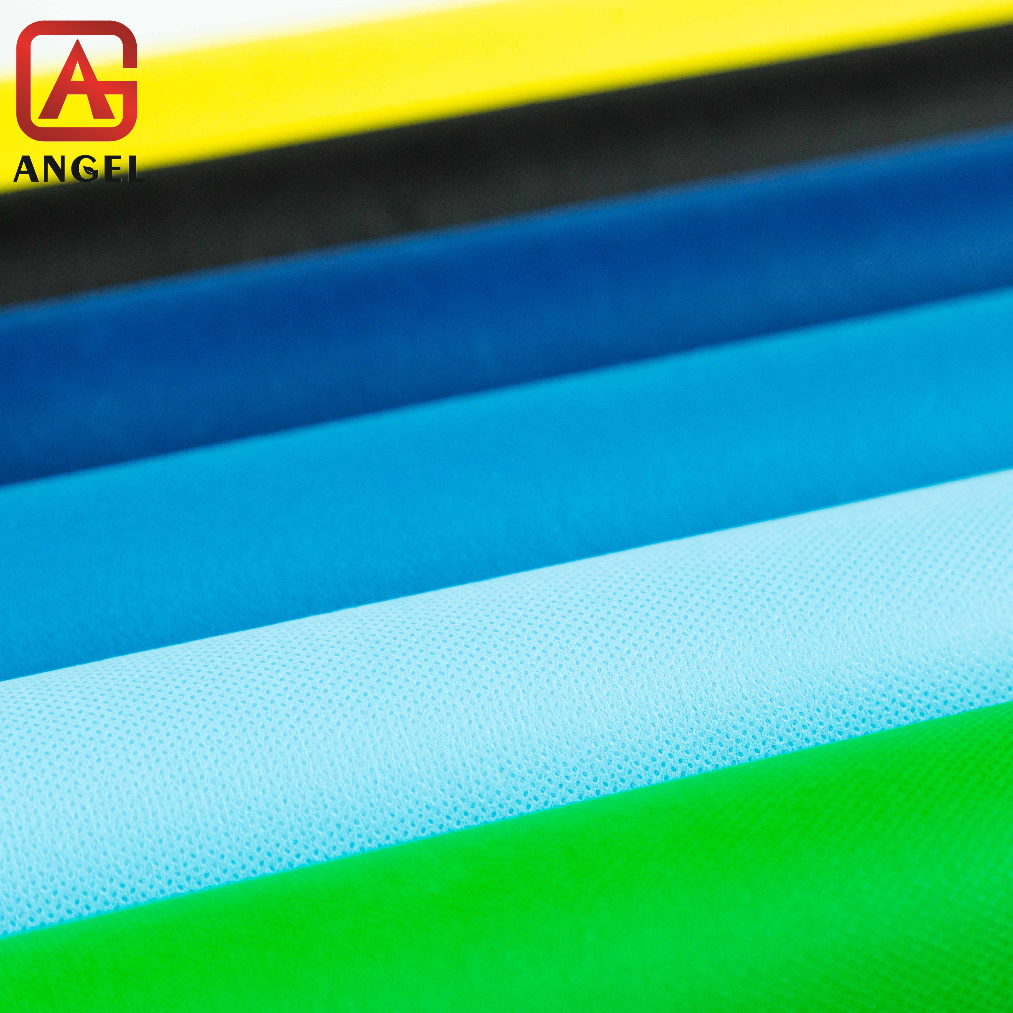 Angel Spunbond PP Non Woven Fabric Roll Colorful Nonwoven Fabric
