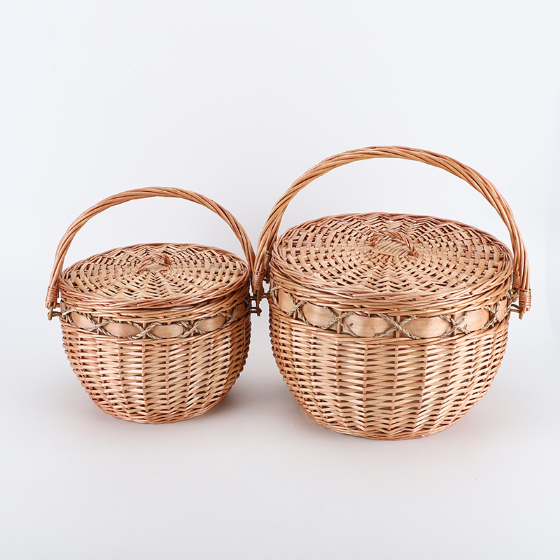 jinliu woven wicker storage basket handmade home storage basket