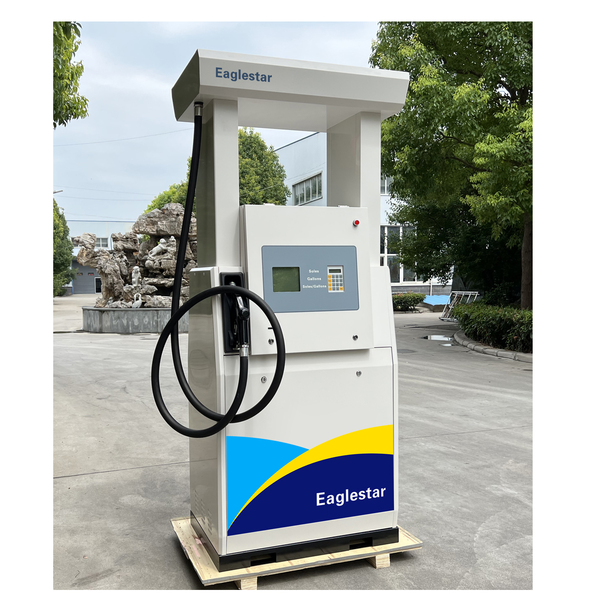 EG2022 fuel dispenser Optional self service system on LED Customized logo painting on front panel