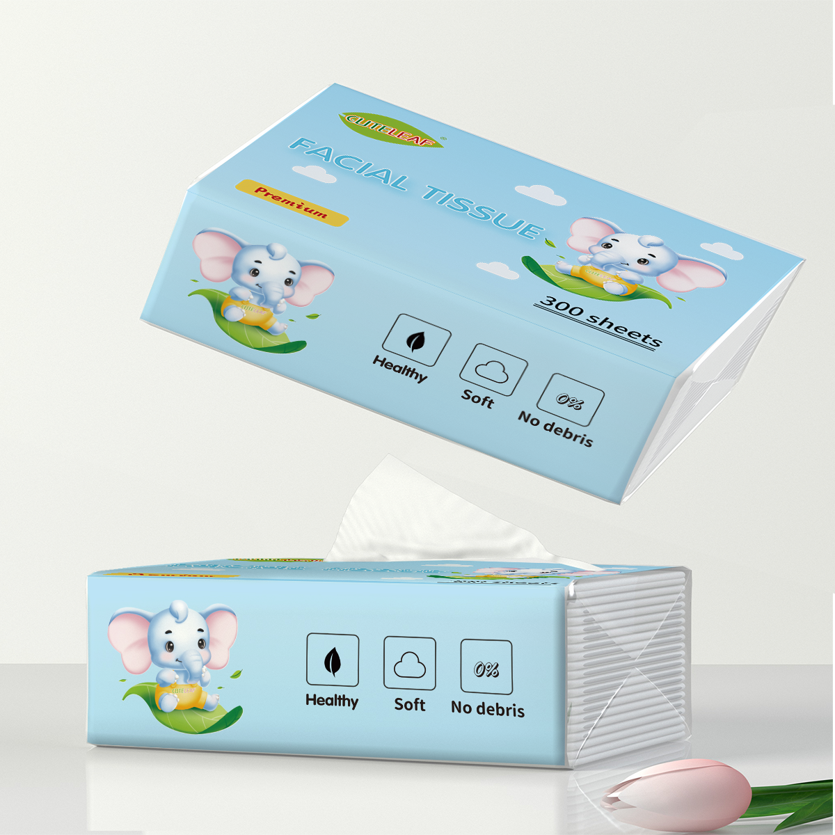 Cuteleaf Facial Tissue