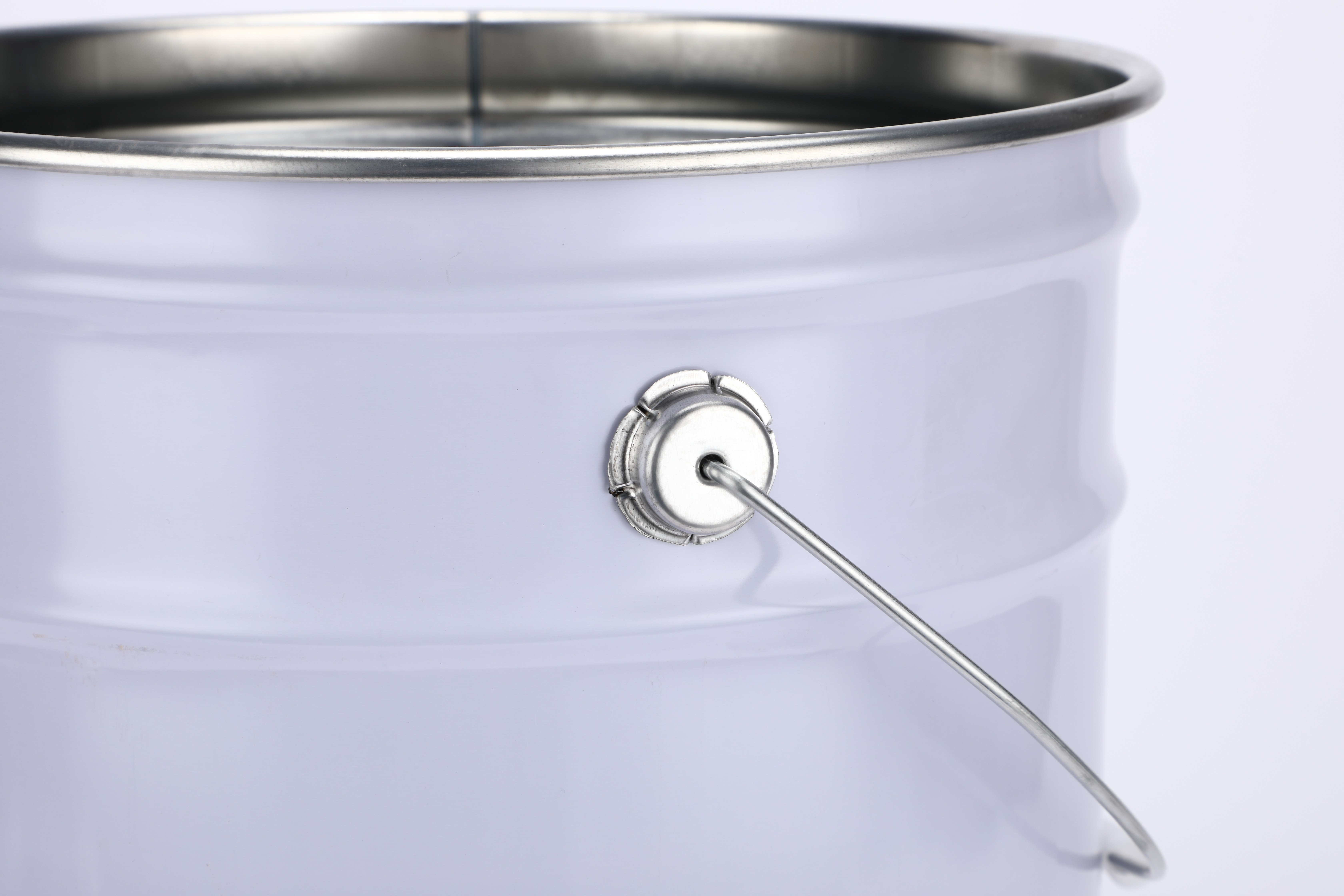 10L Metal Pail With Flower Lid