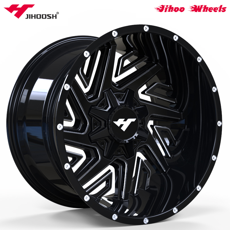 0026AS 22 inch 24 inch 20 inch 4x4 wheel rim for car Off-road alloy wheel auto aluminum alloy wheel rims with 5/6/8/*127-180
