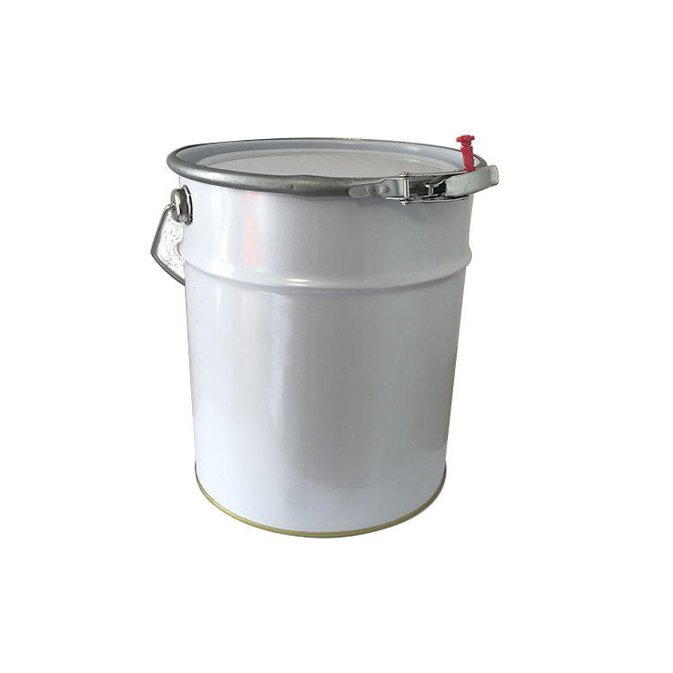 20L Metal Pail With Lock Ring Lid