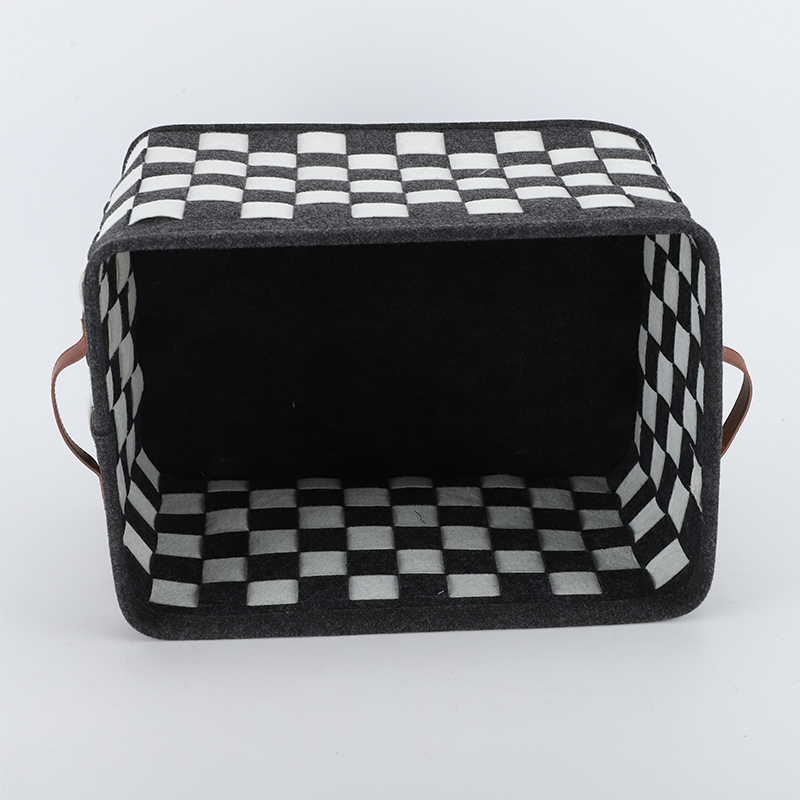 Jinliu customized fabric storage basket foldable storage bins