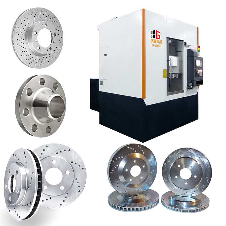 Brake disc machine